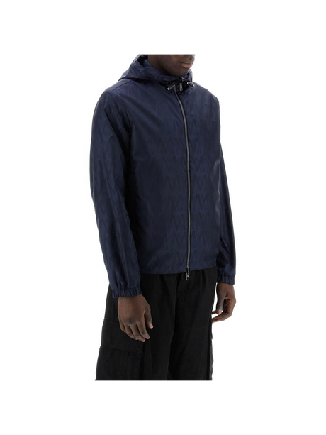 Blue Reversible Lepontine Windbreaker MONCLER JOHN JULIA.