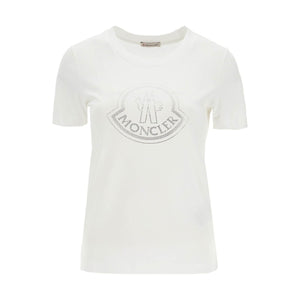 Rhinestone Logo T-Shirt - XXXS - Women > Clothing > Tops and Sweatshirts > Tops