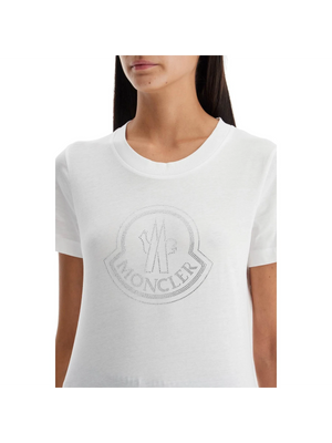 Rhinestone Logo T-Shirt - Women > Clothing > Tops and Sweatshirts > Tops