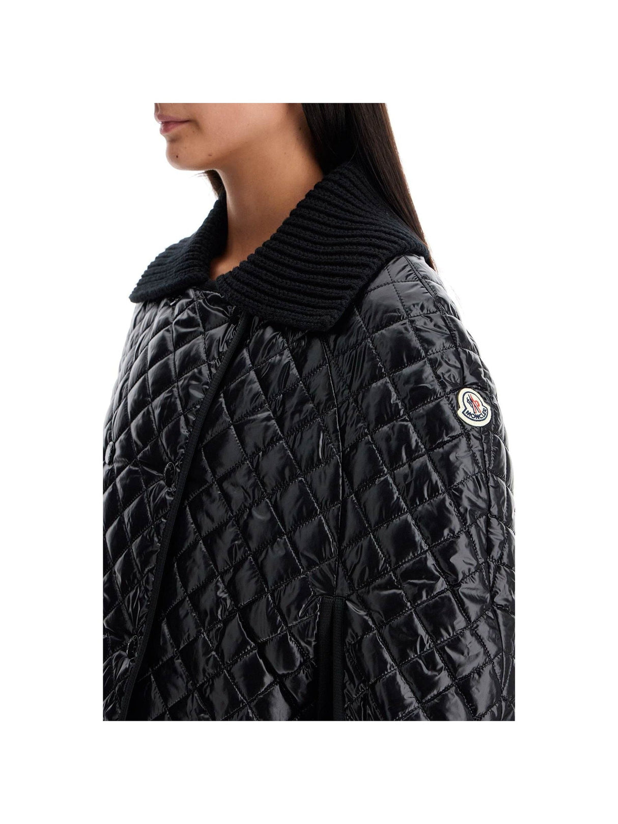 Short Quilted Cape Jacket