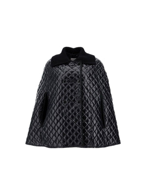 Short Quilted Cape Jacket