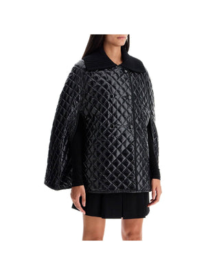 Short Quilted Cape Jacket