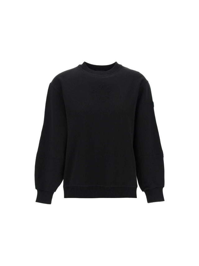 Crew Neck Sweatshirt With Embossed Logo MONCLER JOHN JULIA.