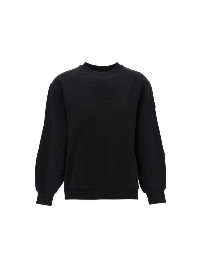 Crew Neck Sweatshirt With Embossed Logo MONCLER JOHN JULIA.