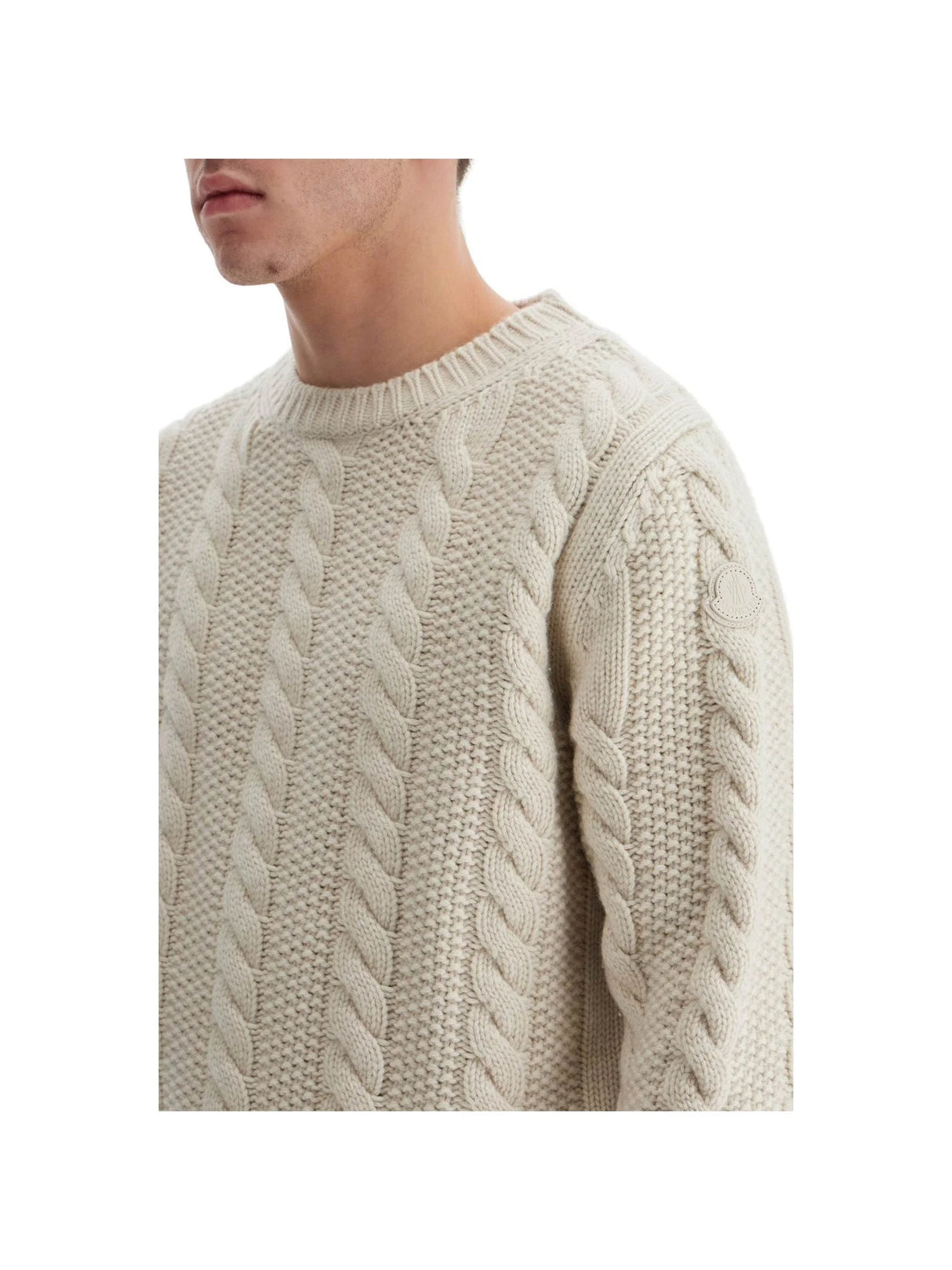 Wool And Cashmere Cable Knit Pullover