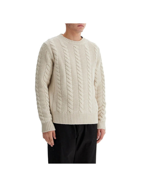 Wool And Cashmere Cable Knit Pullover