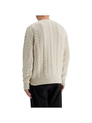 Wool And Cashmere Cable Knit Pullover