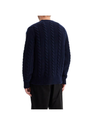 Wool And Cashmere Cable Knit Pullover