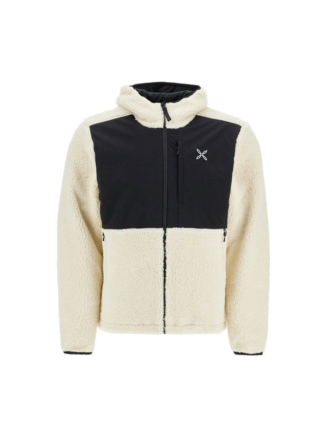 Sherpa Zip-up Hoodie With Hood And