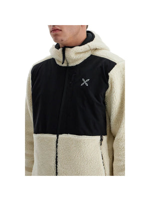 Sherpa Zip-up Hoodie With Hood And