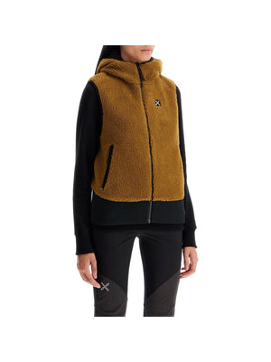 Sherpa Hooded Vest With