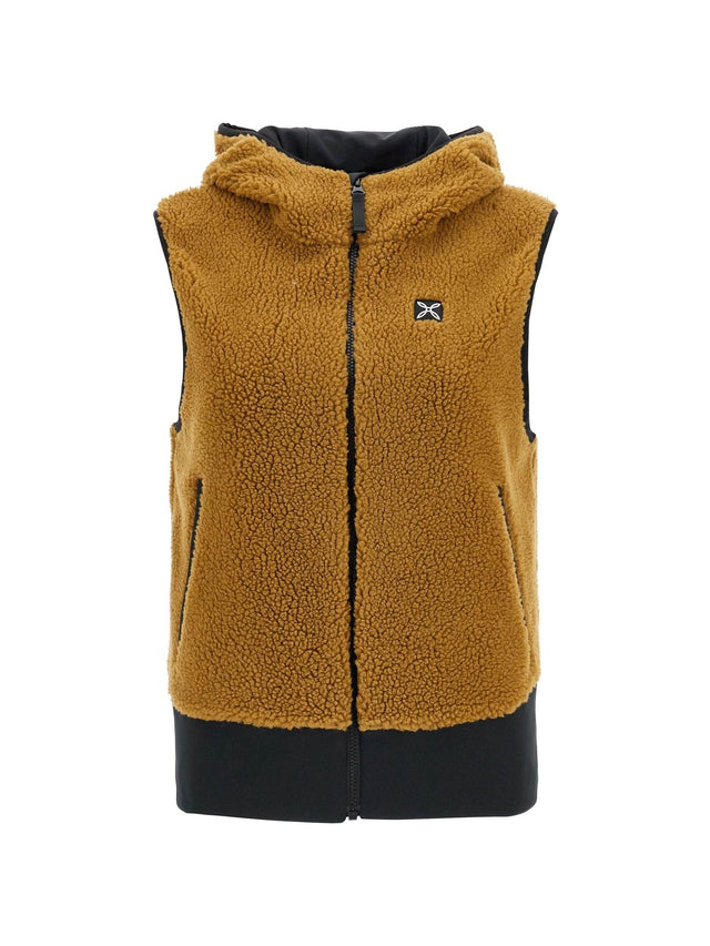 Sherpa Hooded Vest With