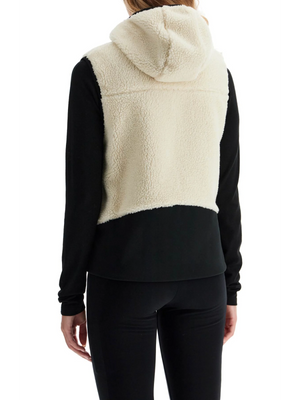 Sherpa Hooded Vest With