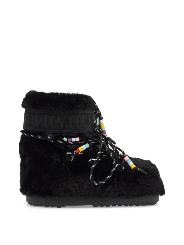 Beaded Faux Fur Boots-Moon Boot-JOHN JULIA