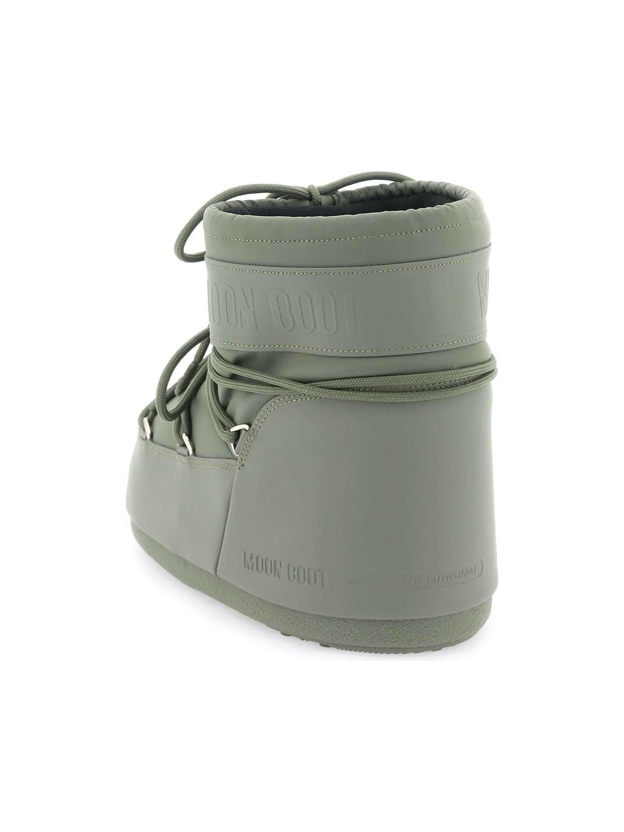 Khaki Icon Rubber Snow Boots MOON BOOT JOHN JULIA.