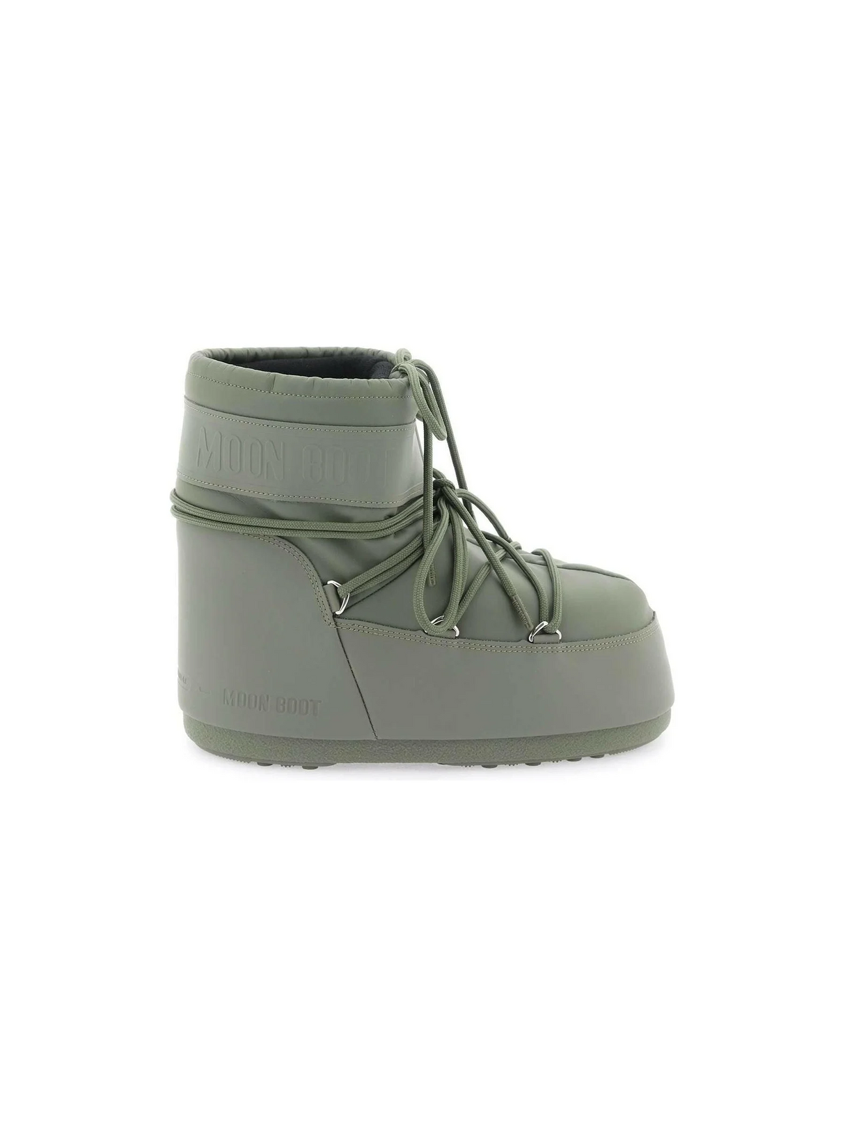 Khaki Icon Rubber Snow Boots MOON BOOT JOHN JULIA.