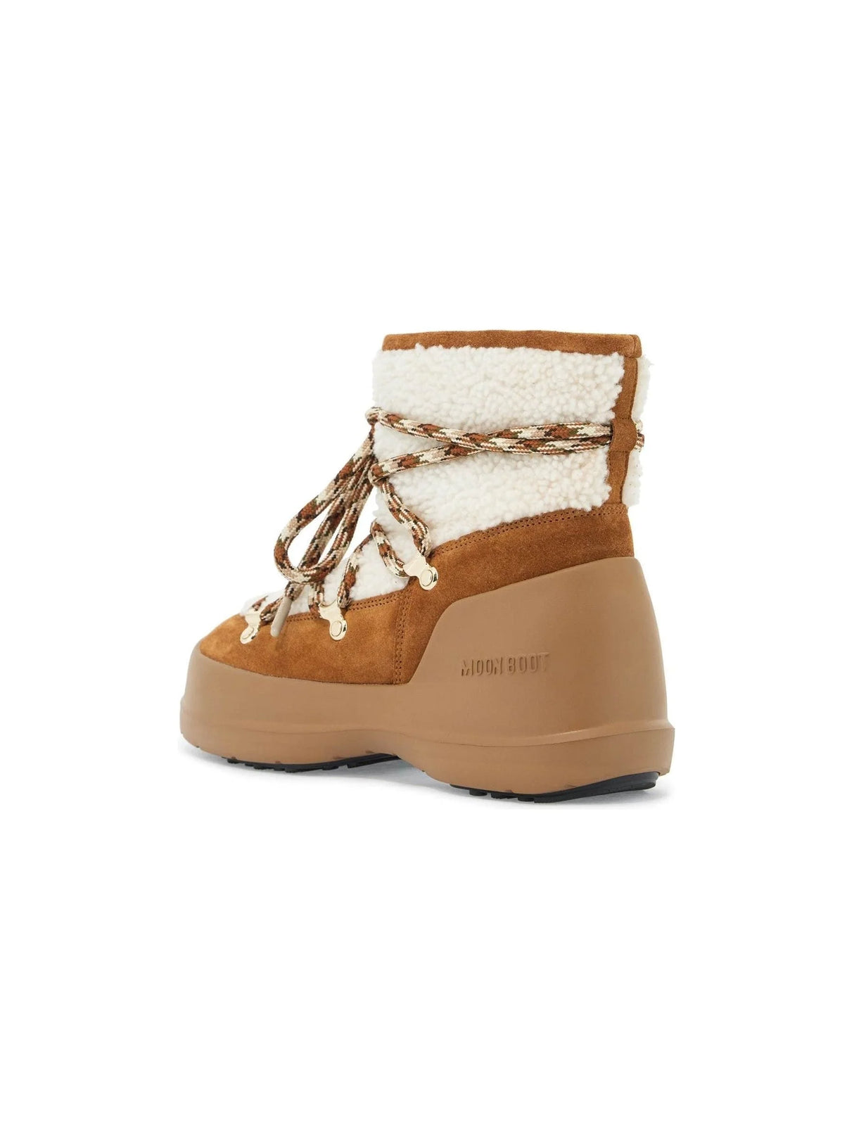 MOON BOOT-Luna Suede And Shearling Ankle Boots-JOHN JULIA