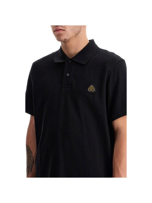 Everett Logo Polo Shirt-Moose Knuckles-JOHN JULIA