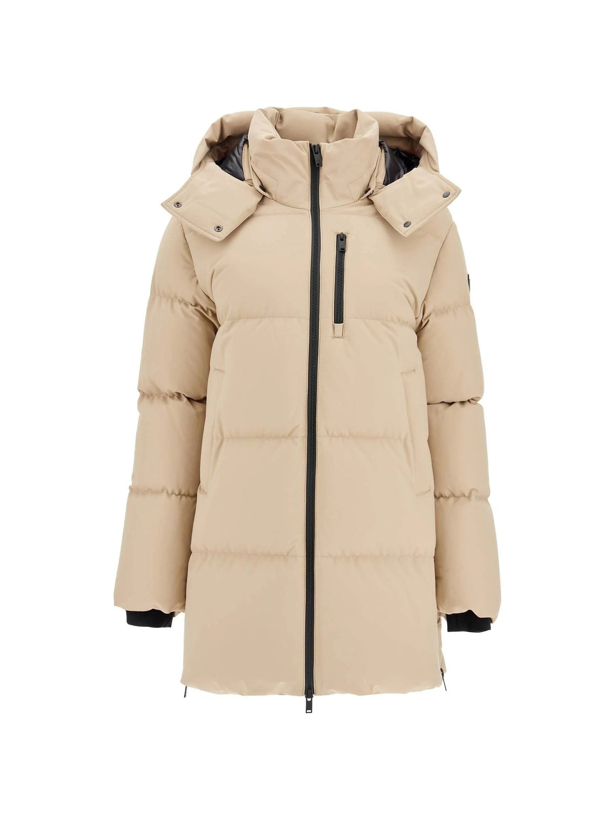 Chelia Quilted Hooded Jacket-Moose Knuckles-JOHN JULIA