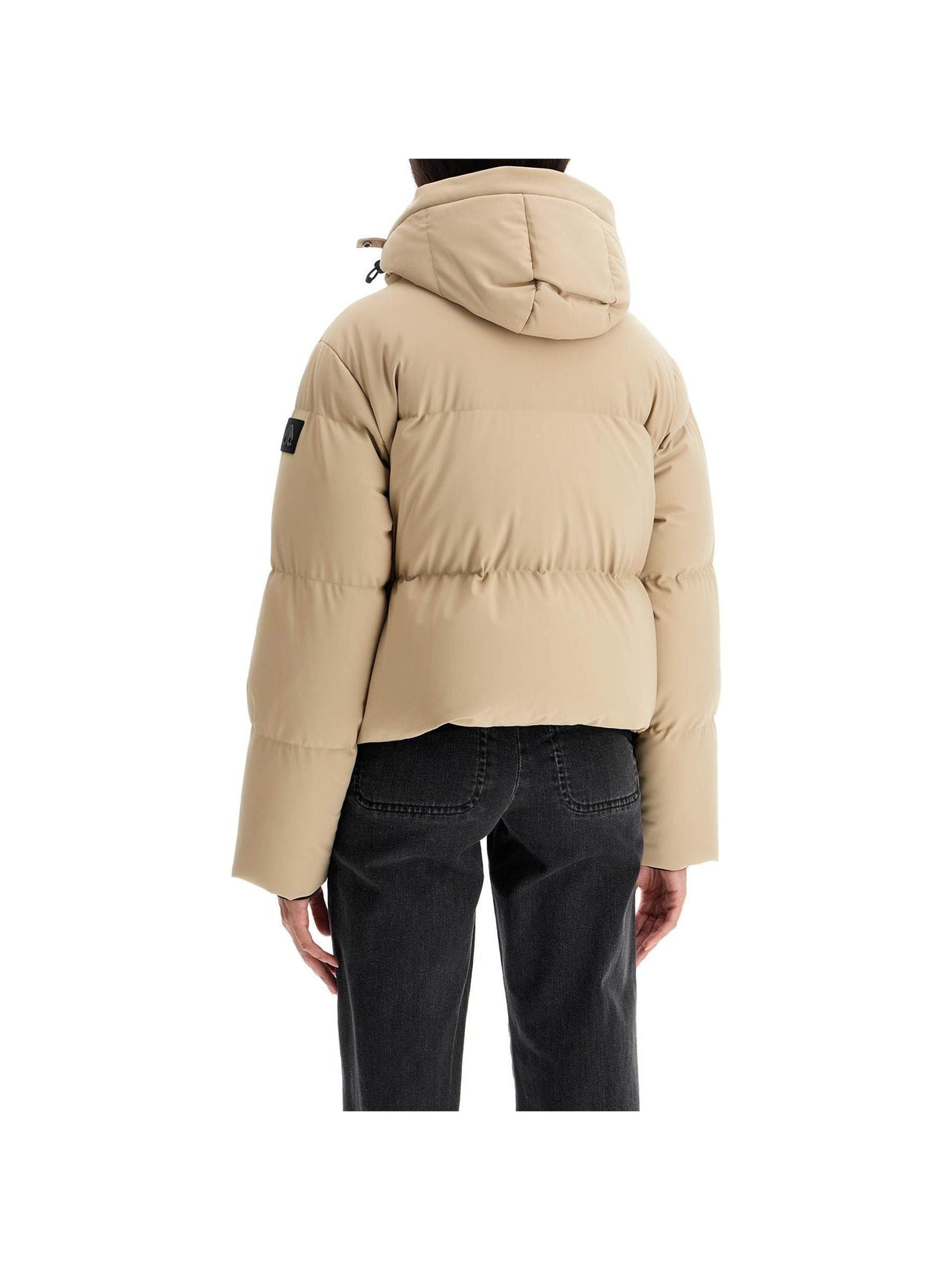 Short Mixed Down Jacket