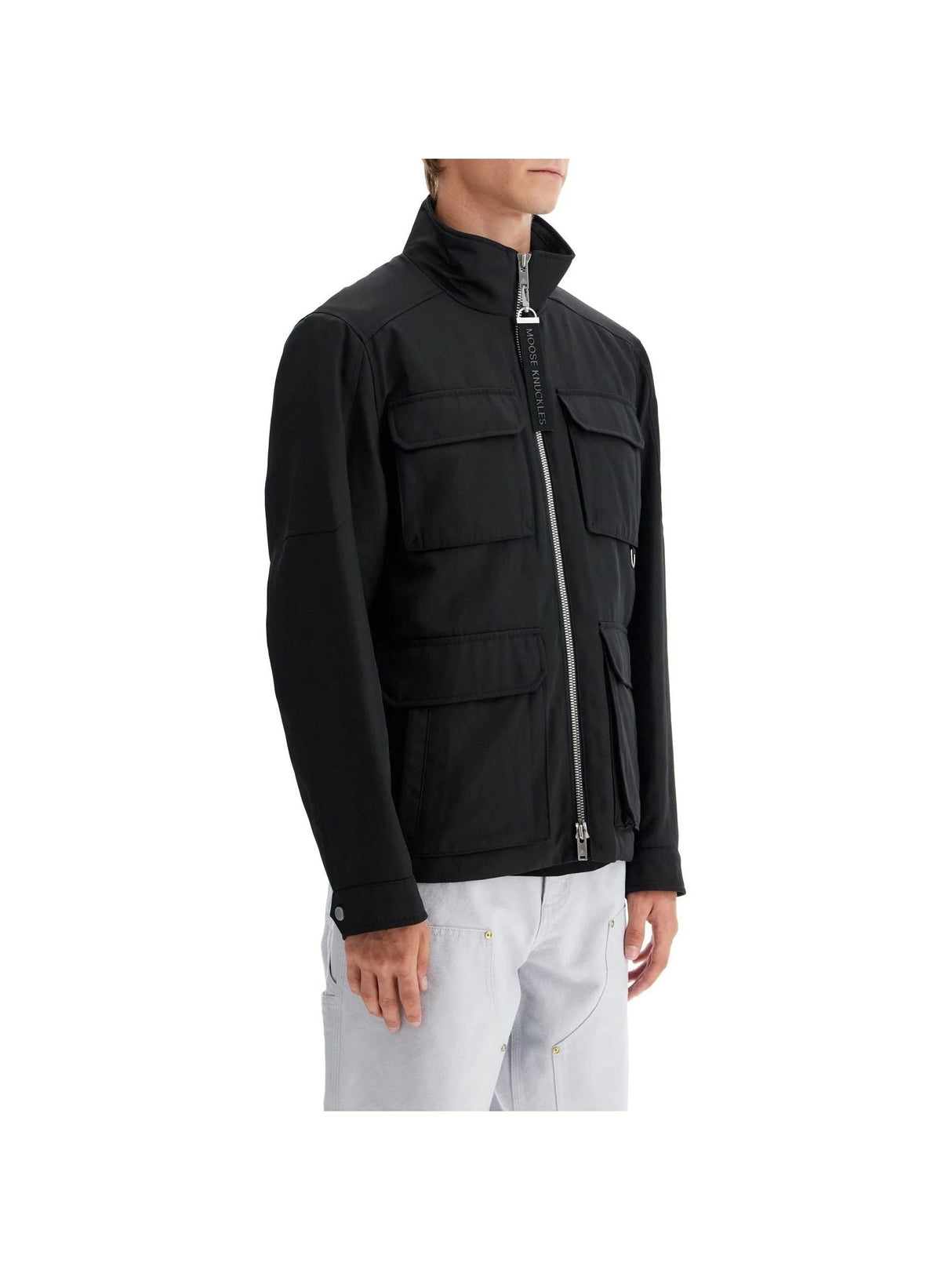 Technical Quilted Field Jacket-Moose Knuckles-JOHN JULIA