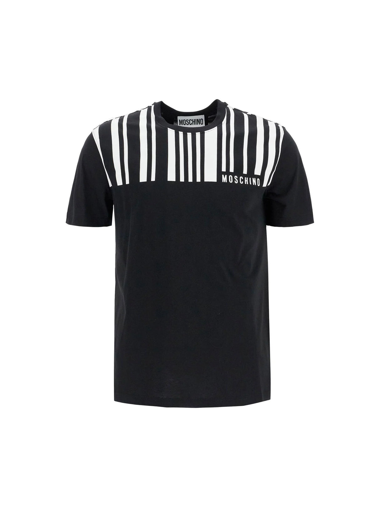 Barcode Print T-Shirt-Moschino-JOHN JULIA