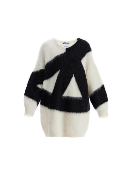 Brushed Knit Sweater Dress-Moschino-JOHN JULIA