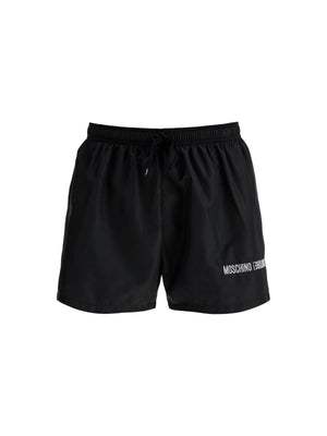 Embroidered Moschino Swim Shorts - 42 - Men > Clothing > Underwear and Beachwear > Beachwear