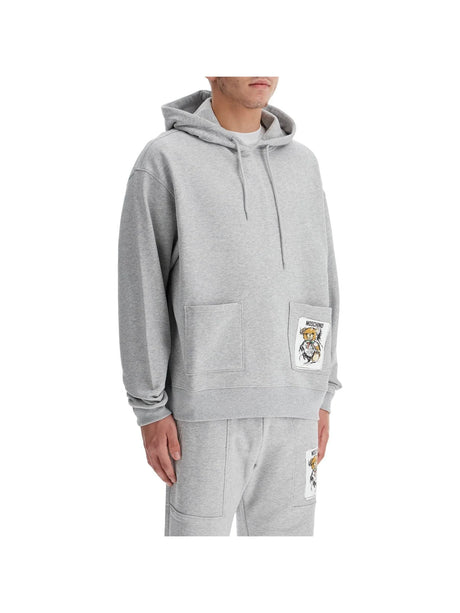 Hooded Teddy Bear Sweatshirt-Moschino-JOHN JULIA