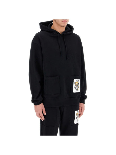 Teddy Bear Hooded Sweatshirt-Moschino-JOHN JULIA