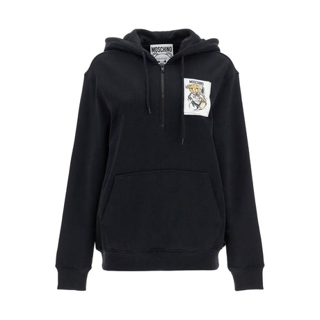 MOSCHINO-Hooded Teddy Bear Sweatshirt -JOHN JULIA.