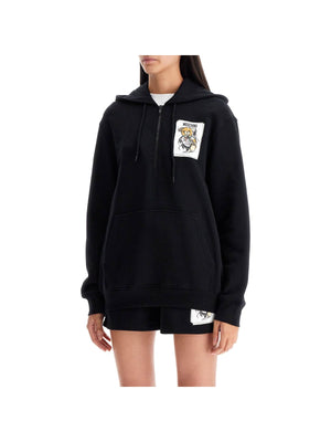 MOSCHINO-Hooded Teddy Bear Sweatshirt -JOHN JULIA.