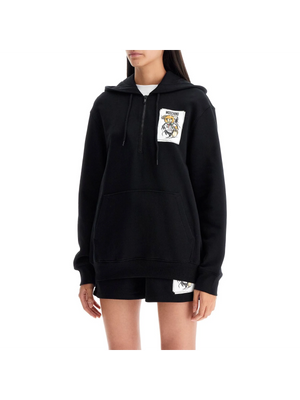 MOSCHINO-Hooded Teddy Bear Sweatshirt -JOHN JULIA.