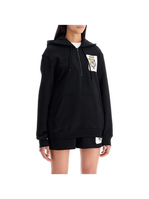 MOSCHINO-Hooded Teddy Bear Sweatshirt -JOHN JULIA.