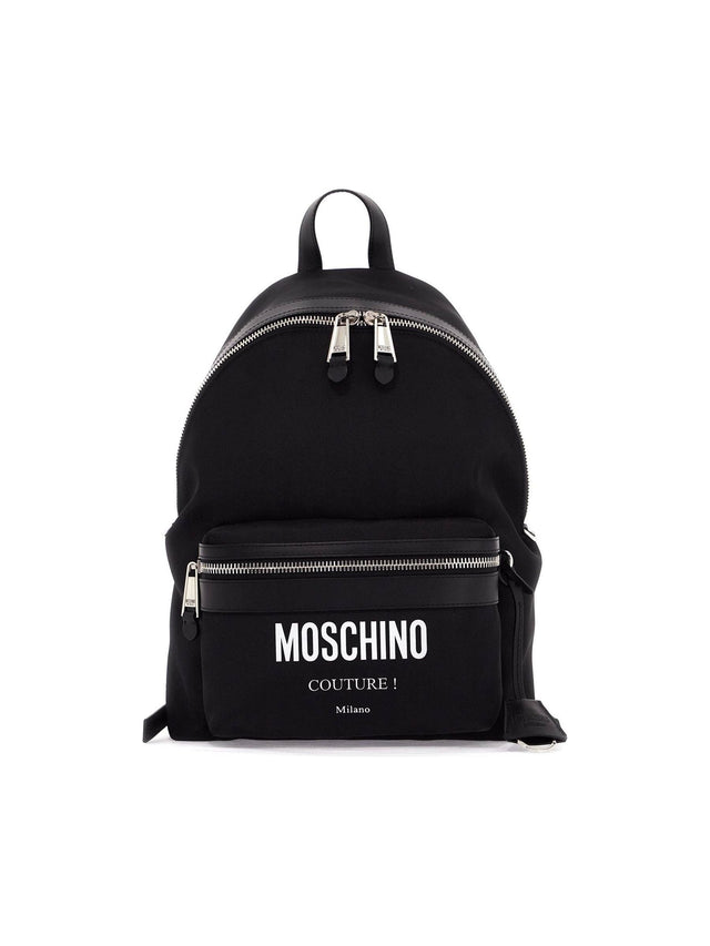 MOSCHINO-Logo Backpack -JOHN JULIA.