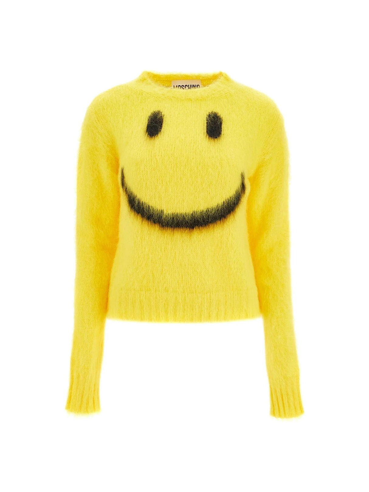 Smiley Mohair Sweater-Moschino-JOHN JULIA