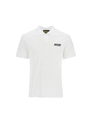 MOSCHINO-Polo Shirt With Embroidered Logo -JOHN JULIA.