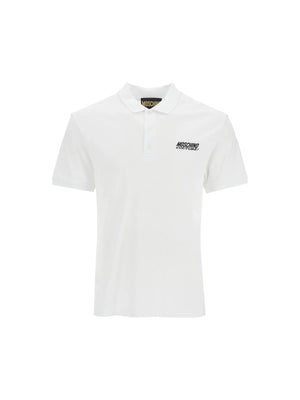 MOSCHINO-Polo Shirt With Embroidered Logo -JOHN JULIA.