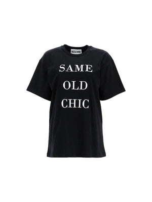 MOSCHINO-Same Old Chic Organic Cotton T-Shirt -JOHN JULIA.