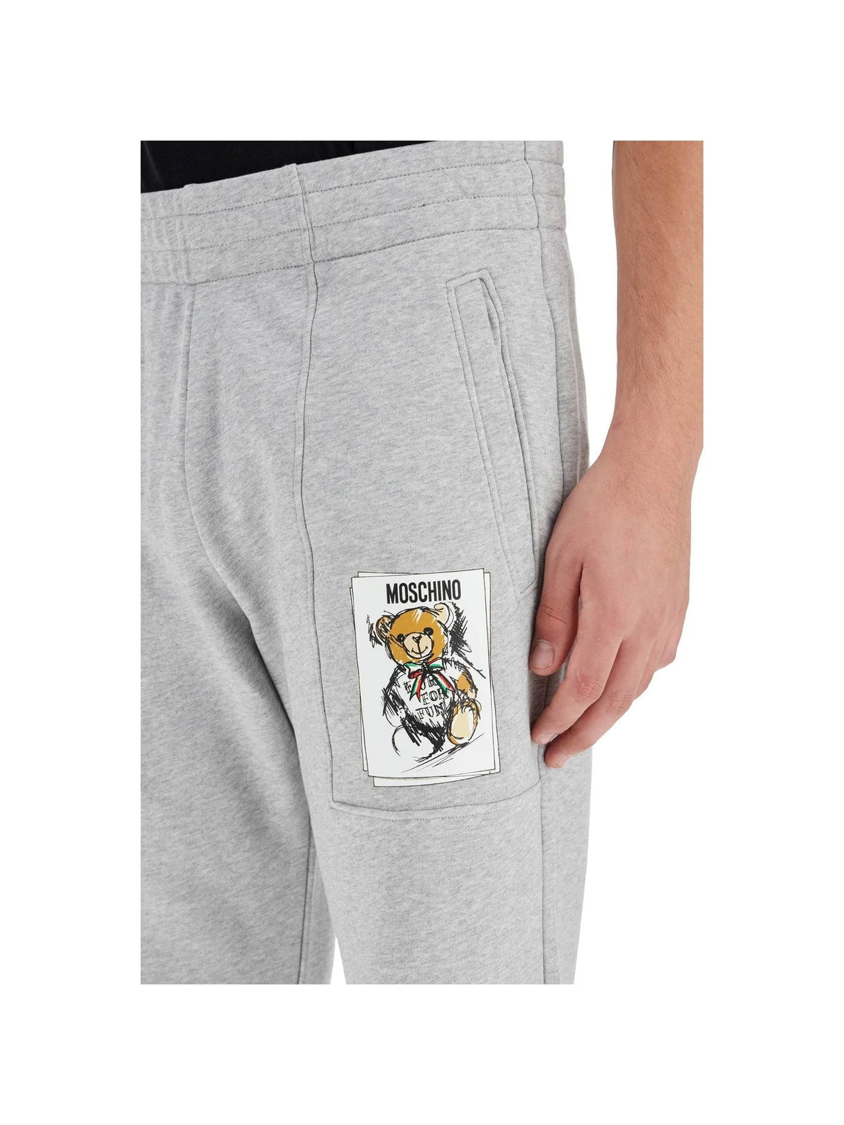 Teddy Bear Print Joggers-Moschino-JOHN JULIA