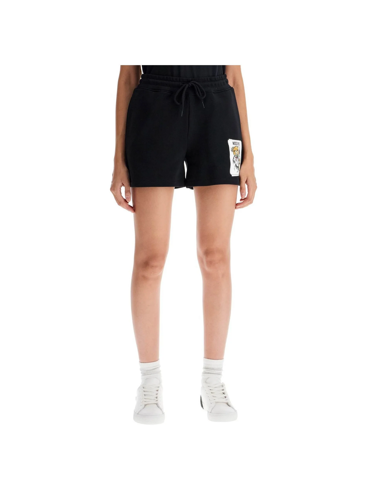 MOSCHINO-Teddy Bear Organic Cotton Shorts -JOHN JULIA.