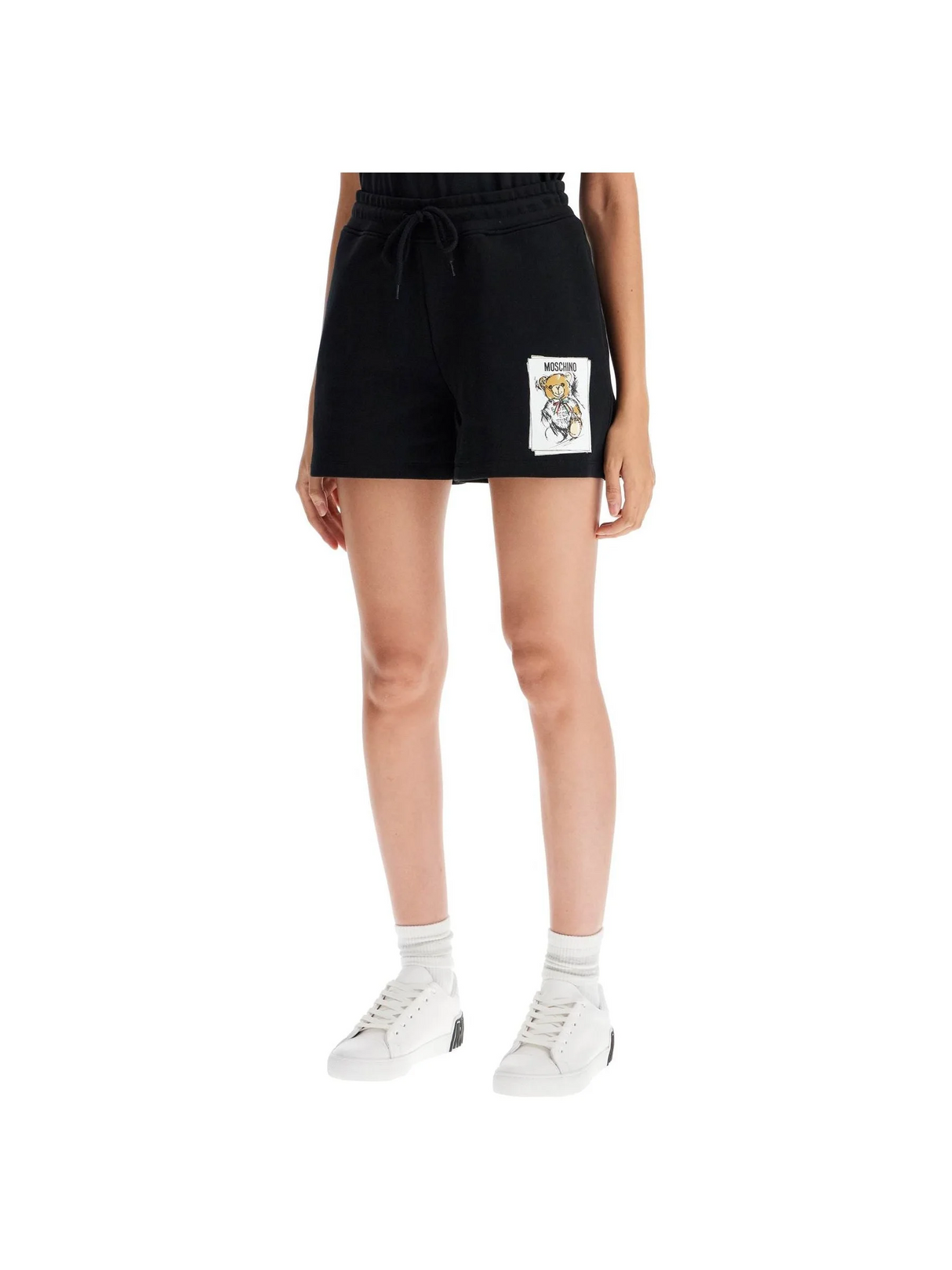 MOSCHINO-Teddy Bear Organic Cotton Shorts -JOHN JULIA.