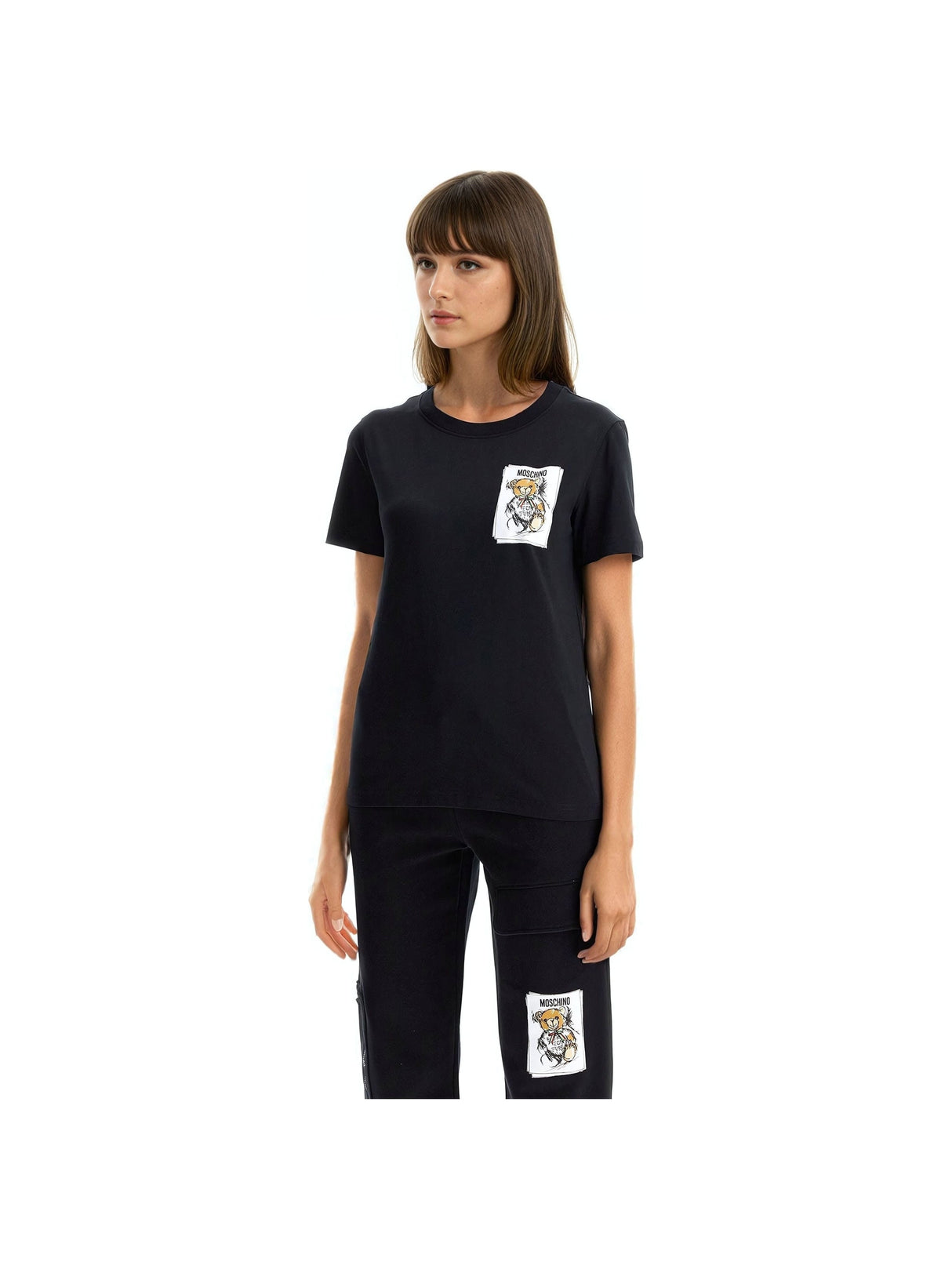 MOSCHINO-Teddy Bear T Teddy Bear Organic Cotton T-Shirt -JOHN JULIA.