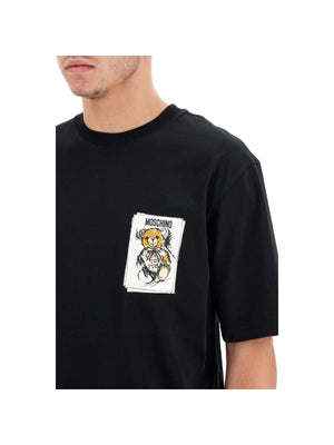 Teddy Bear Graphic T-Shirt-Moschino-JOHN JULIA