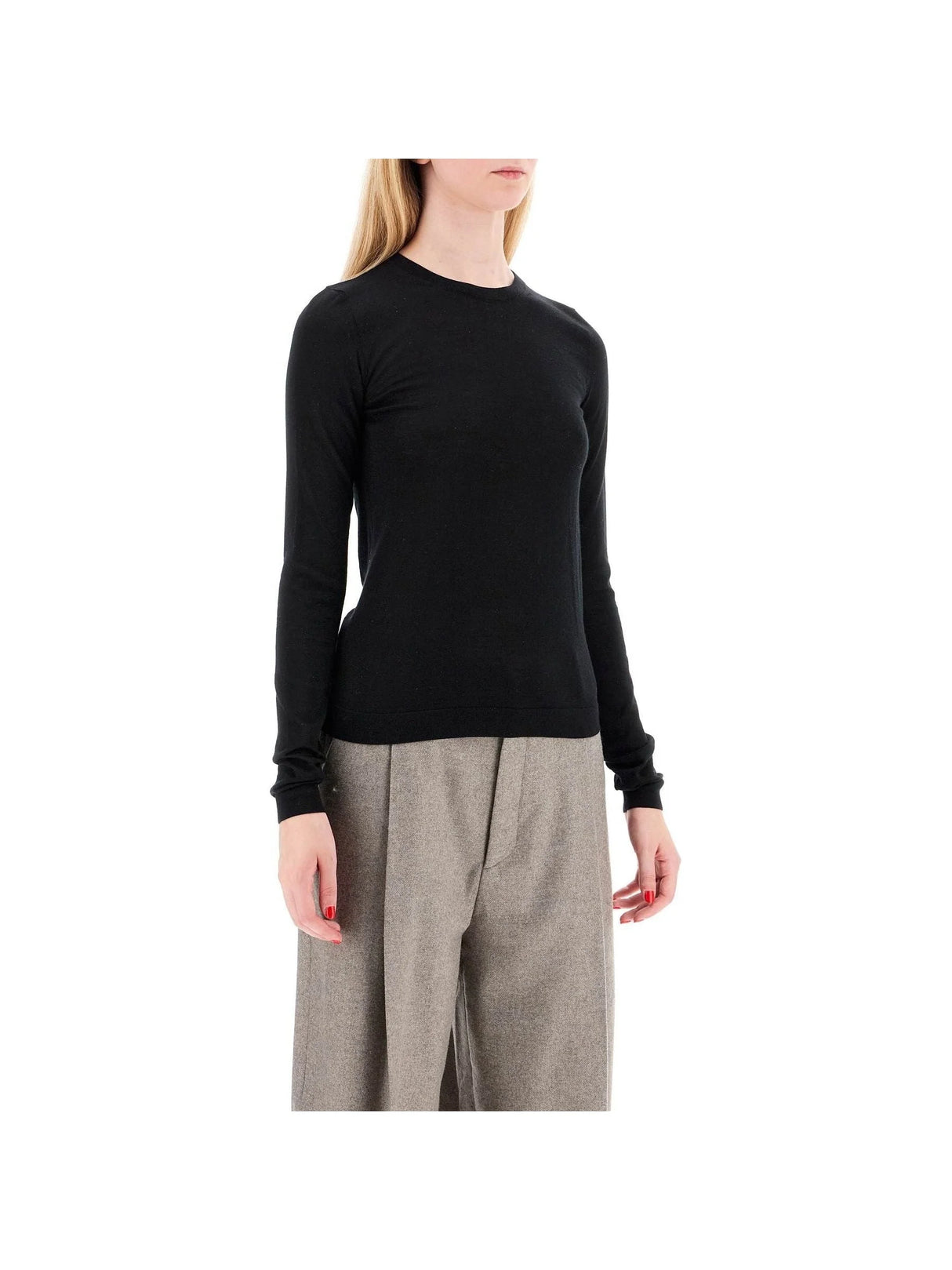 Cashmere Silk Knit Sweater-MRZ-JOHN JULIA