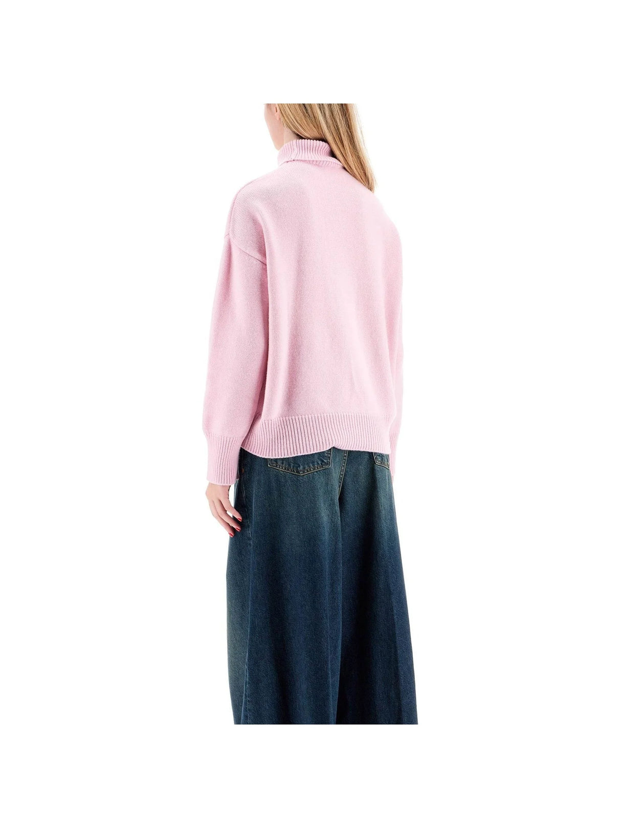 Dolce High Neck Wool Sweater-MRZ-JOHN JULIA