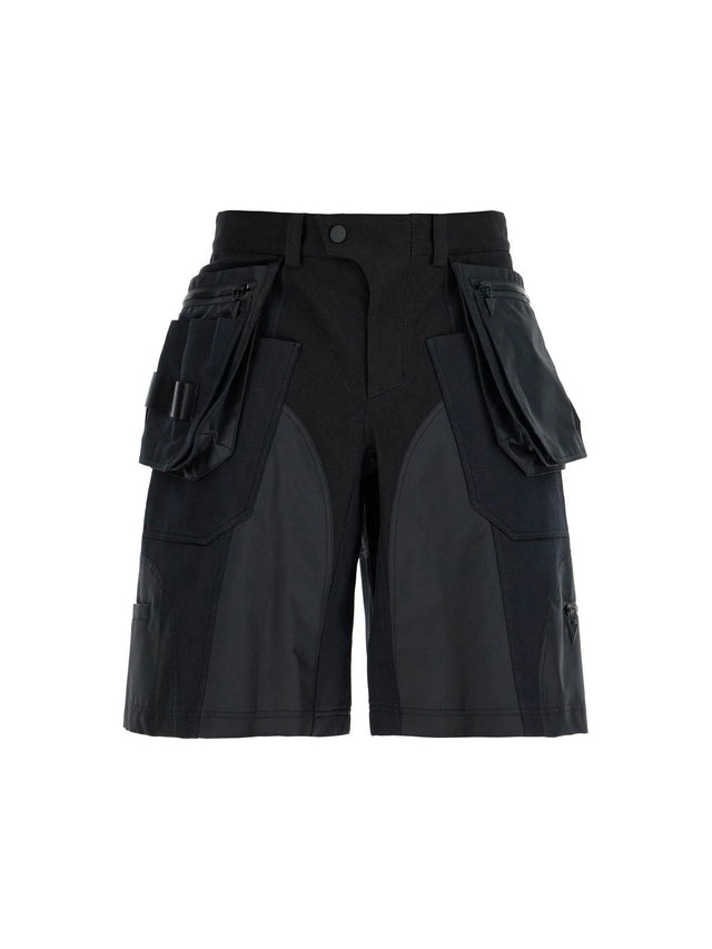 Cargo Bi-Material Shorts-Mugler-JOHN JULIA