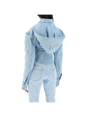 Denim Corseted Jacket.