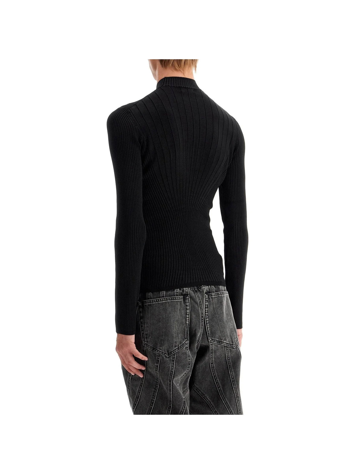 Fitted Ribbed Top - Men > Clothing > Knitwear > Pullovers