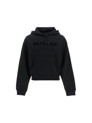 Mugler Logo Fleece Sweatshirt-Mugler-JOHN JULIA